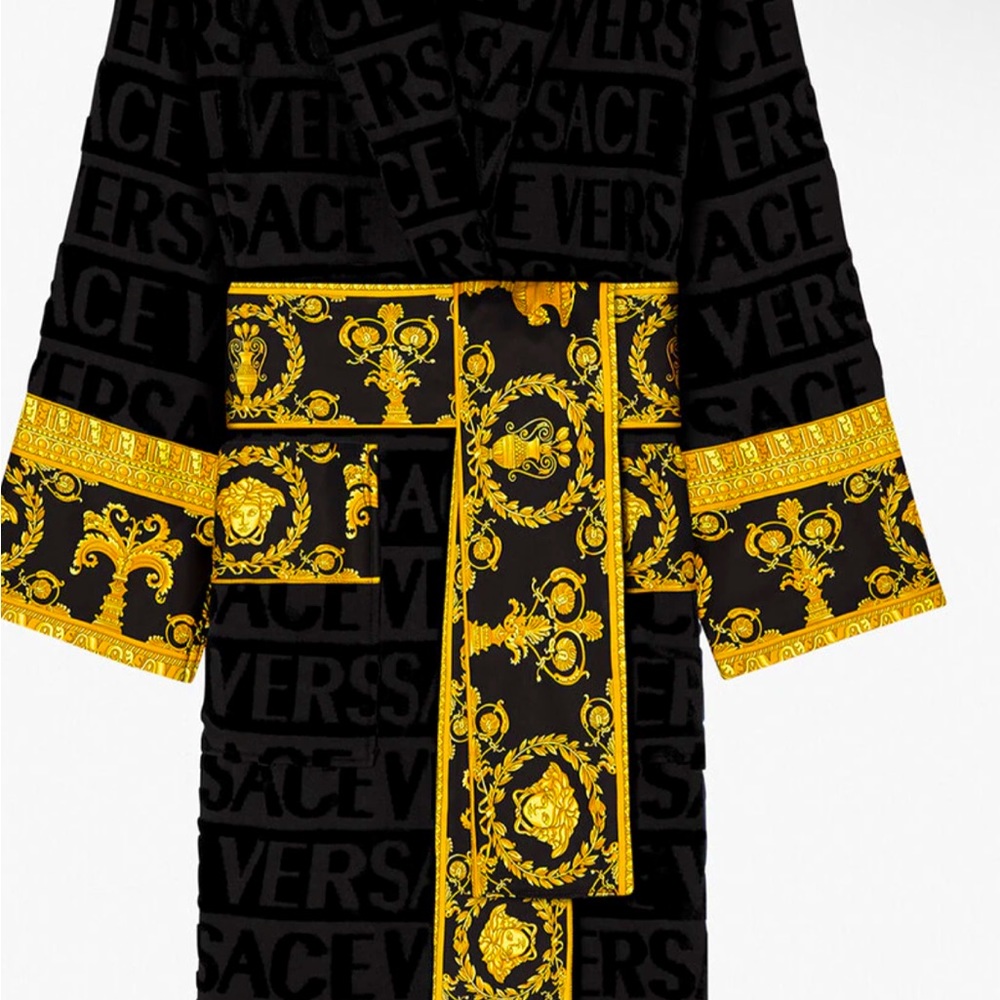 Versace Mens bathing robe